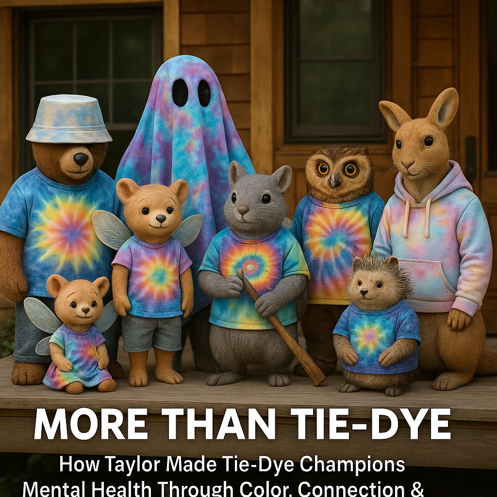 🌈 More Than Tie-Dye: How Taylor Made Tie-Dye Champions Mental Health Through Color, Connection & Community