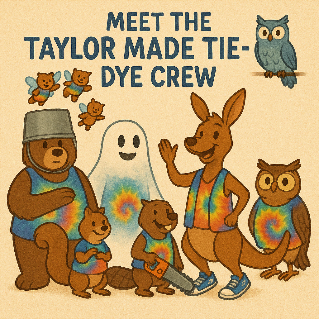 🌈 Meet the Taylor Made Tie-Dye Crew: The Colorful Characters Behind the Magic