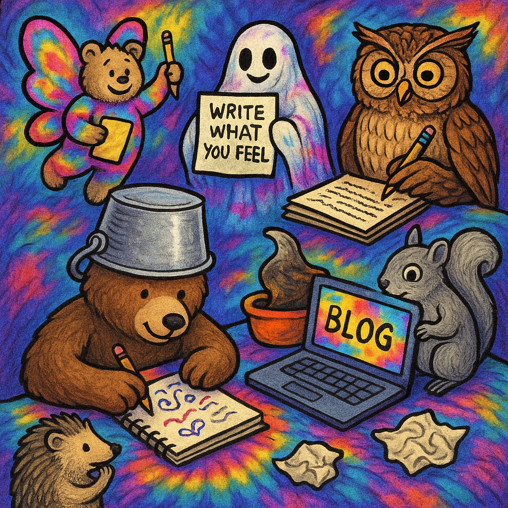 🌀 The Blog About Writing a Blog About Writing a Blog: A Killer Made Tie-Dye Blog Blog