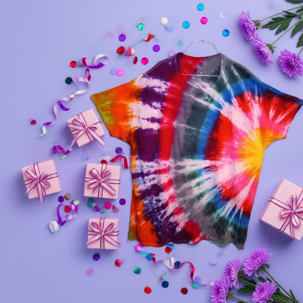 🌈 Handmade Tie-Dye T-Shirt | Custom-Made Psychedelic Fashion for the Bold & Barefoot 🌈